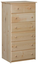 [27 Inch] Leighanne 6 Drawer Chest 9006