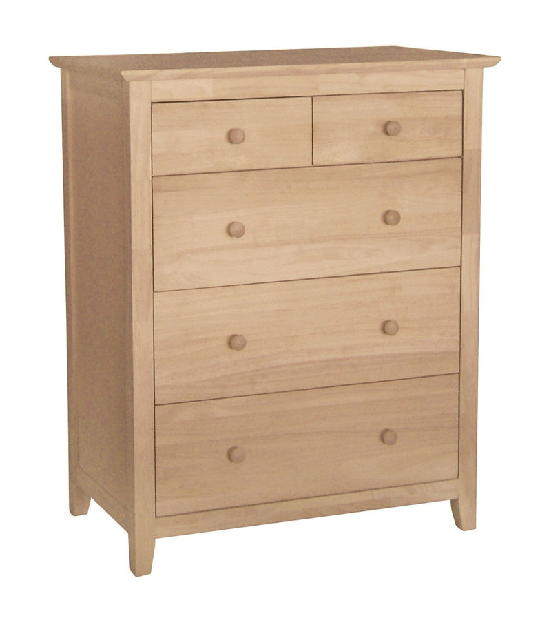 [28 Inch] Langley 5 Drawer Carriage Chest