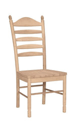 Wide Slat Ladderback Side Chairs