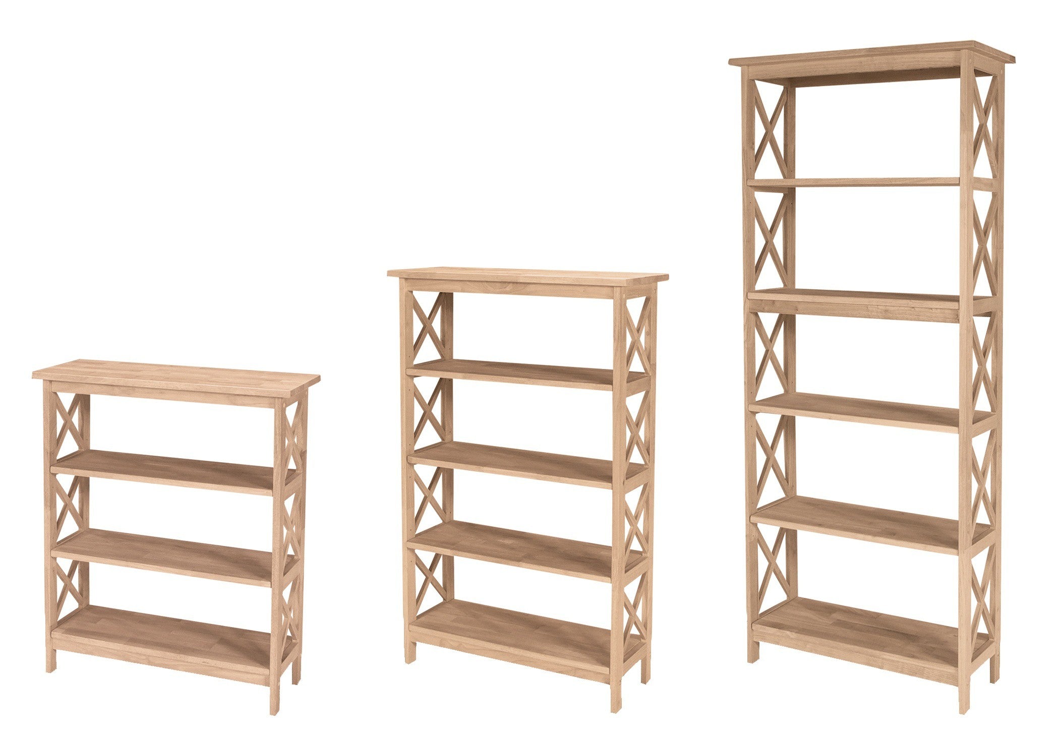 [30 Inch] X-Sided Bookcases