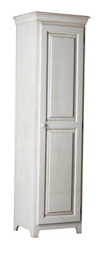 [20 Inch] AFC 1 Door Pantry- shown in Glazed Antique White finish