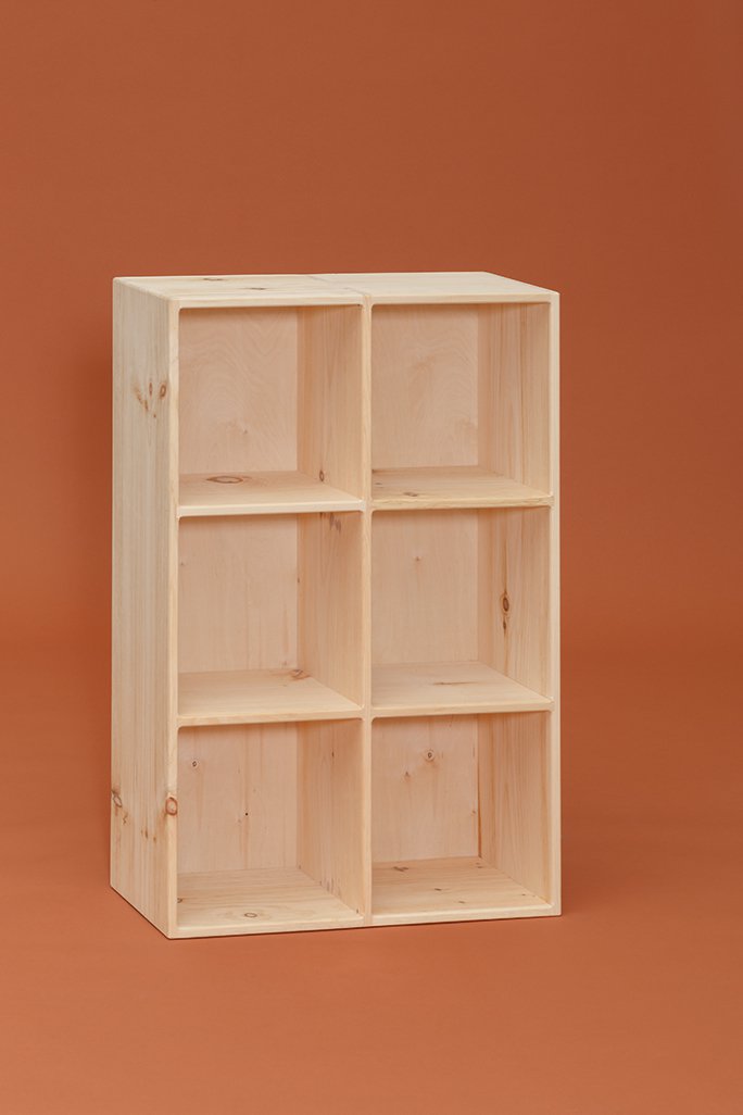 [27 Inch] Amish 2x3 Cube Cubby 776