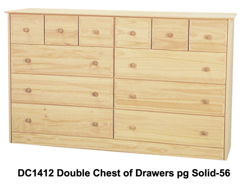 [66 Inch] Sierra 12 Drawer Dresser v3