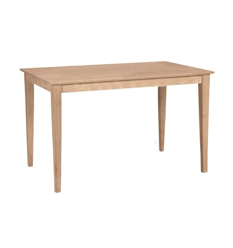 [30x48 Inch] Rectangle Solid Top Dining Table