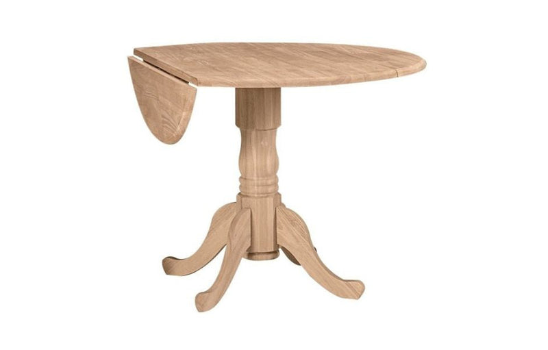 42" Dropleaf Pedestal Dining Table